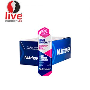 360º LONGOVIT GEL 24 x 40 gr. FRESA PLÁTANO