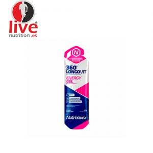 360º LONGOVIT GEL 40 gr. FRESA PLÁTANO