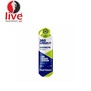 360º LONGOVIT GEL 40 gr. MANZANA VERDE CON CAFEÍNA